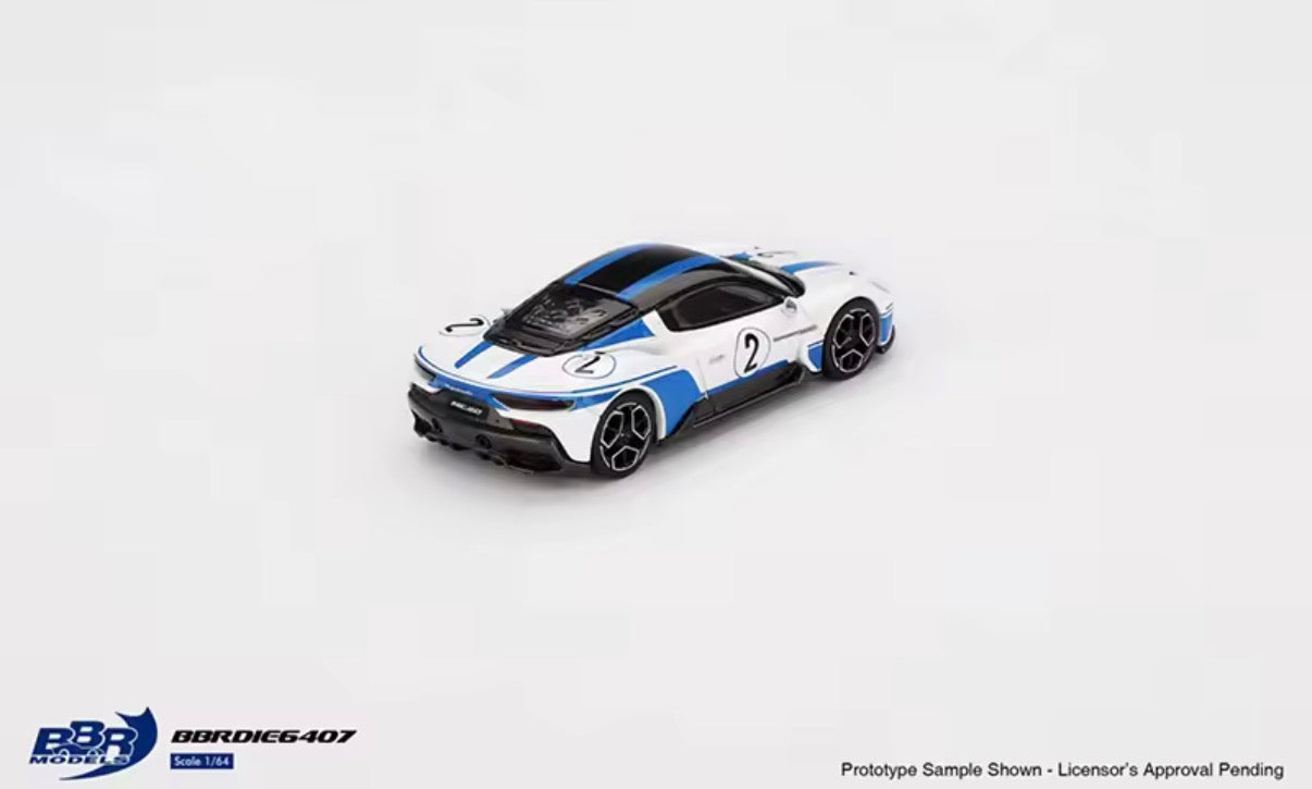 BBR MASERATI MC20 #2 PERFORMANCE EXPERIENCE BLANCO/AZUL