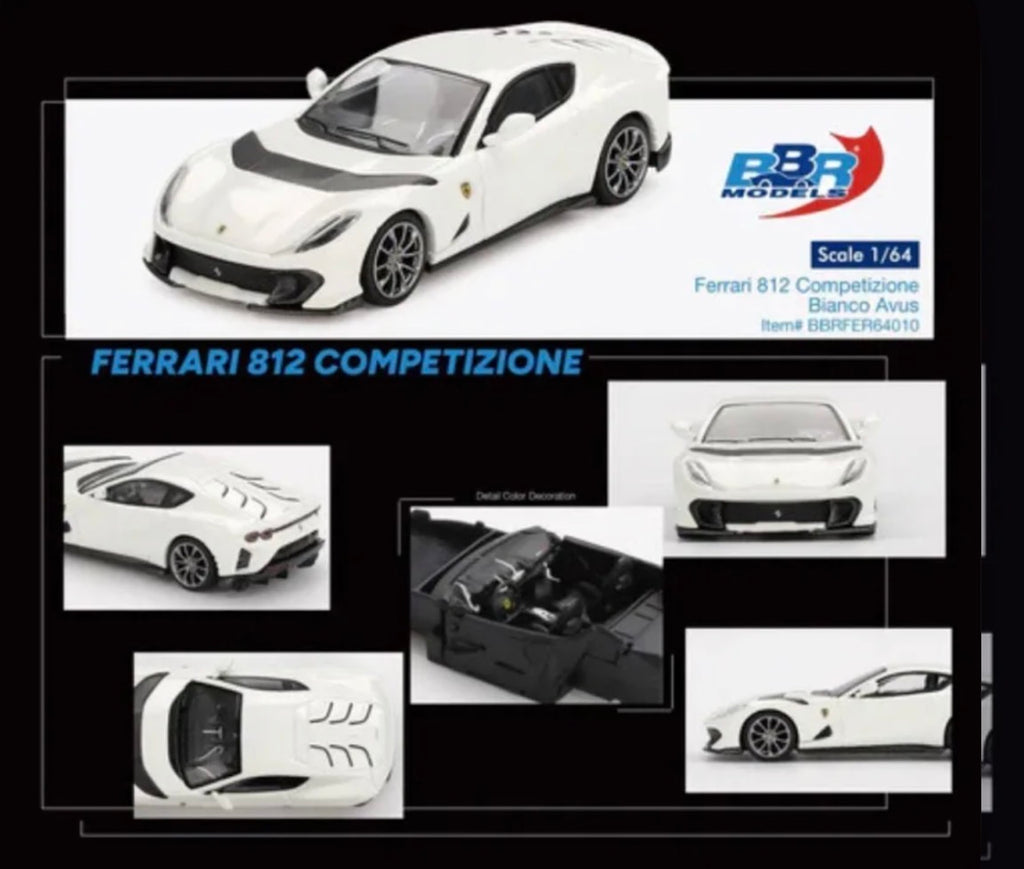 BBR FERRARI 812 COMPETIZIONE BIANCO AVUS