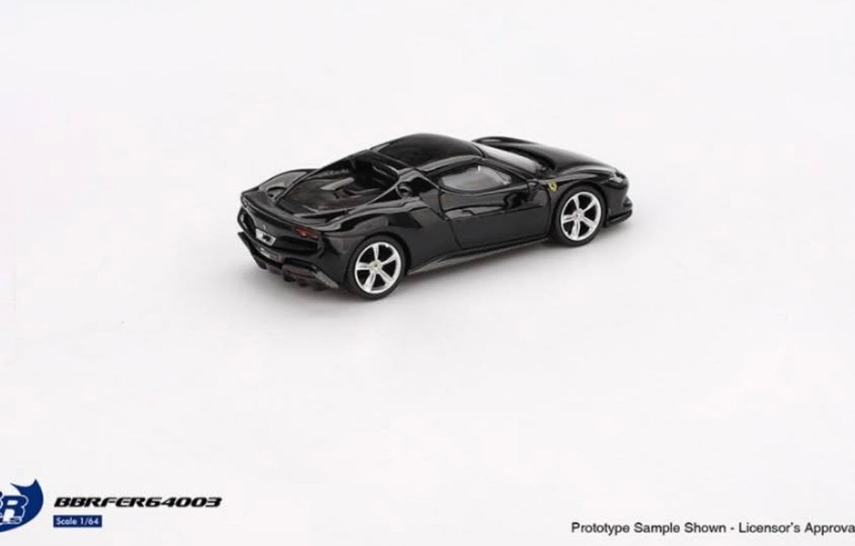 BBR FERRARI 296 GTB NERO DAYTONA